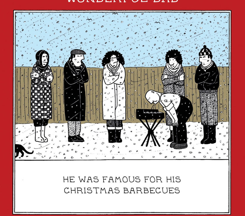 Fred Wonderful Dad Barbeque Christmas Card