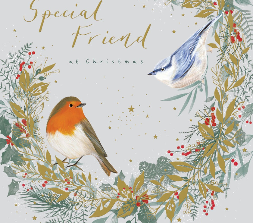 Special Friend at Christmas Card