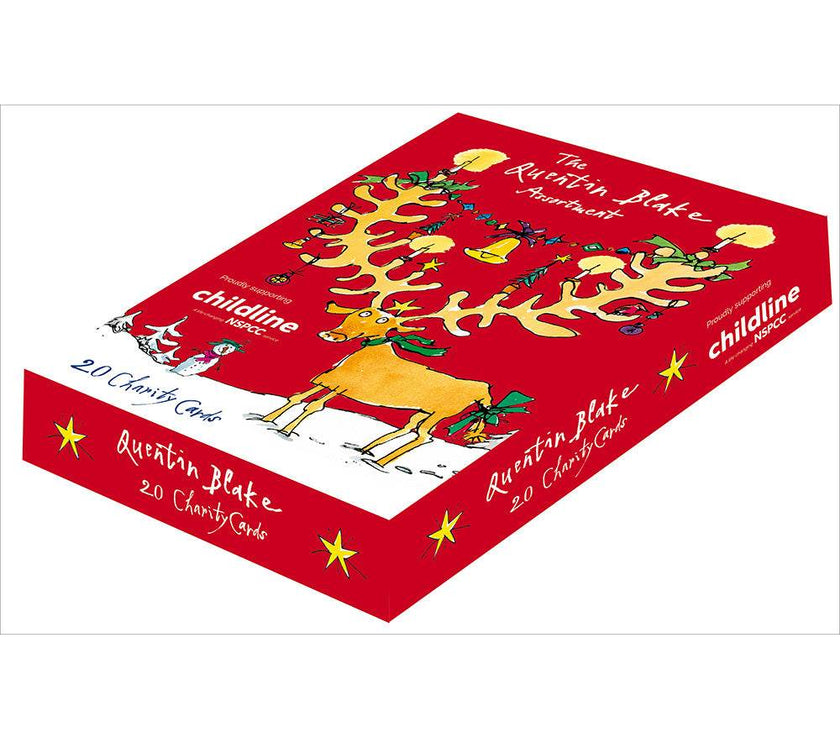 20 Quentin Blake Charity Boxed Christmas Cards - House of Cards