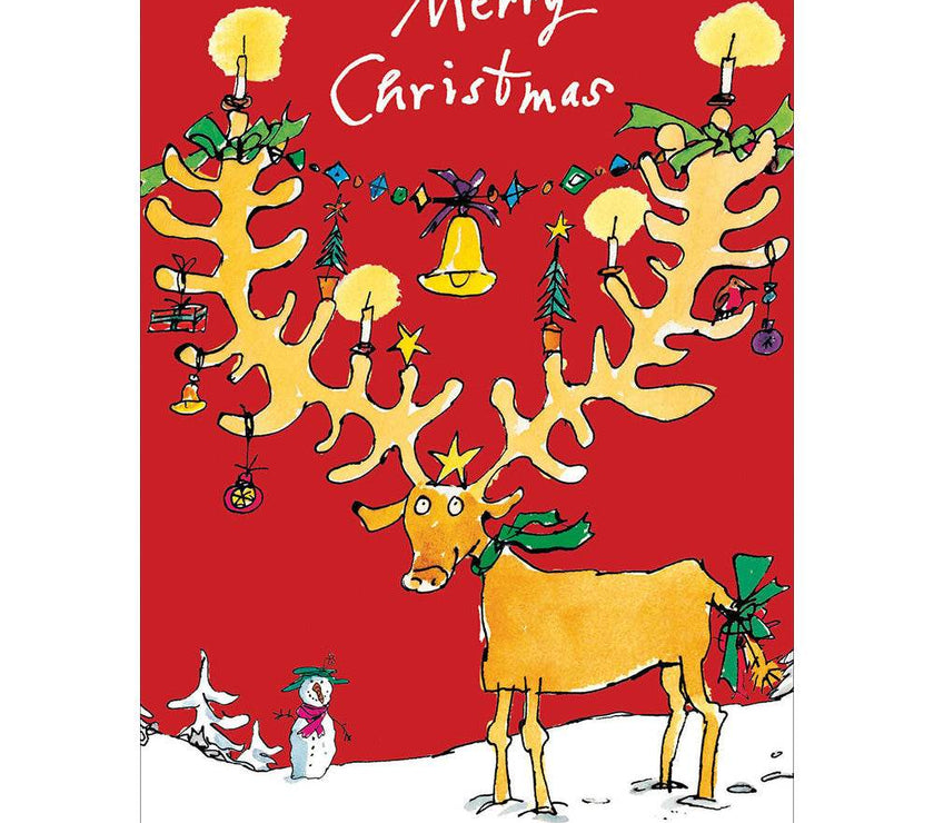 20 Quentin Blake Charity Boxed Christmas Cards - House of Cards