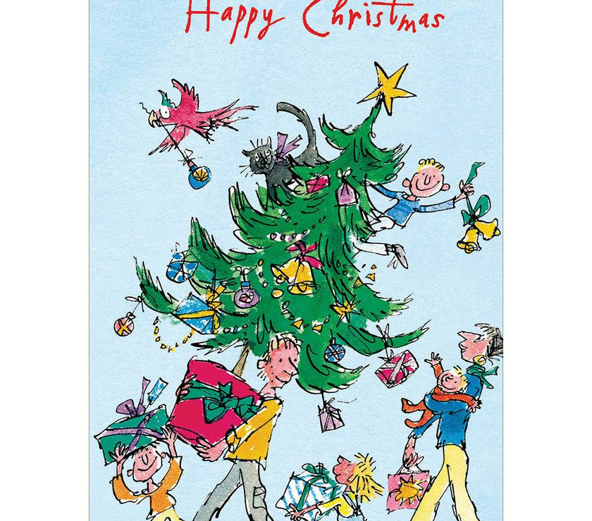 20 Quentin Blake Charity Boxed Christmas Cards - House of Cards
