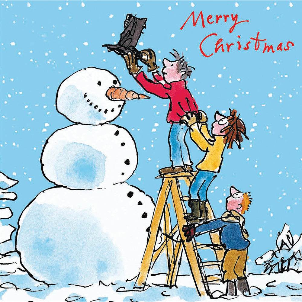 20 Quentin Blake Charity Boxed Christmas Cards - House of Cards