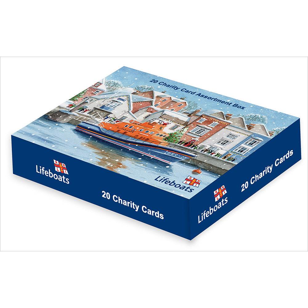 20 Lifeboats Charity Boxed Christmas Cards - House of Cards
