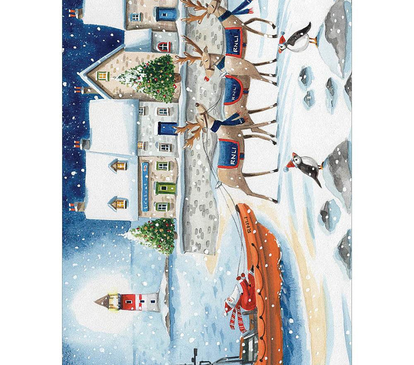 20 Lifeboats Charity Boxed Christmas Cards - House of Cards