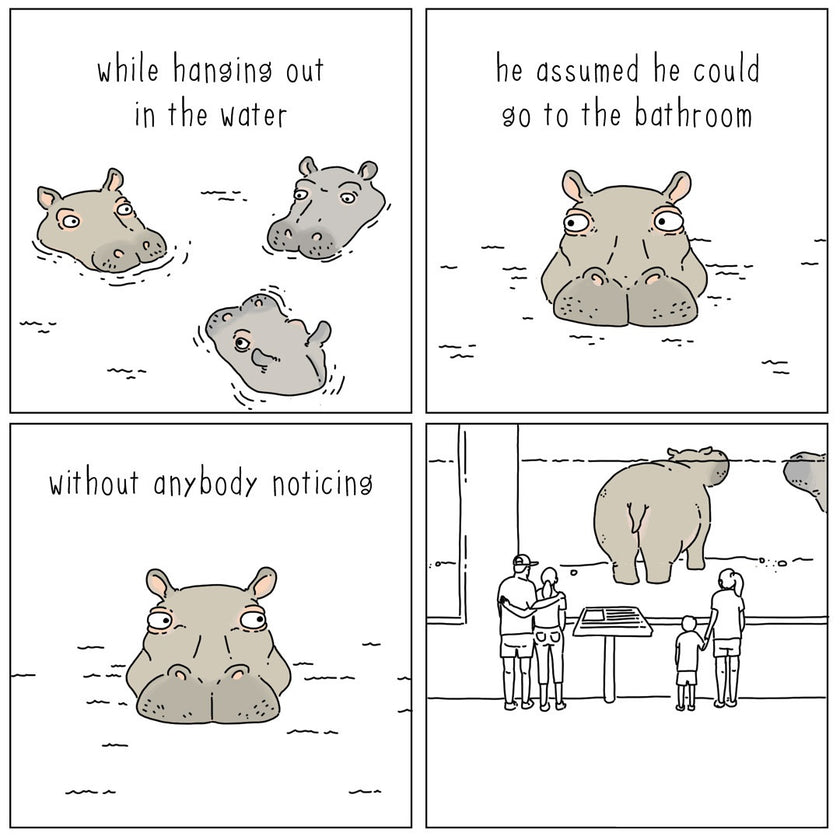 They Can Talk - Hippo in the Water