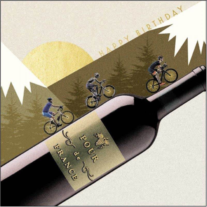 Pour de France Birthday Card - House of Cards