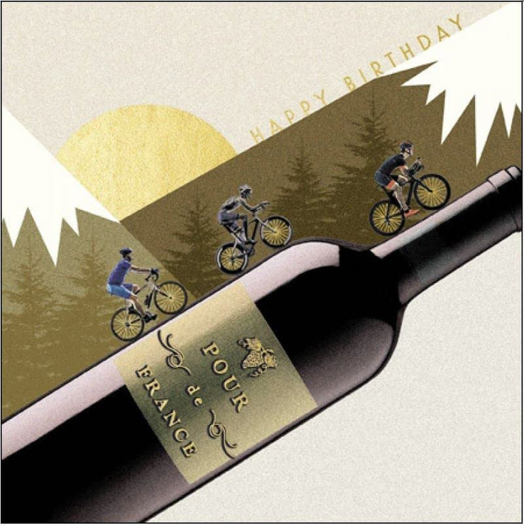 Pour de France Birthday Card