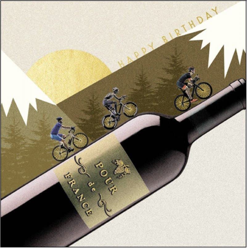 Pour de France Birthday Card
