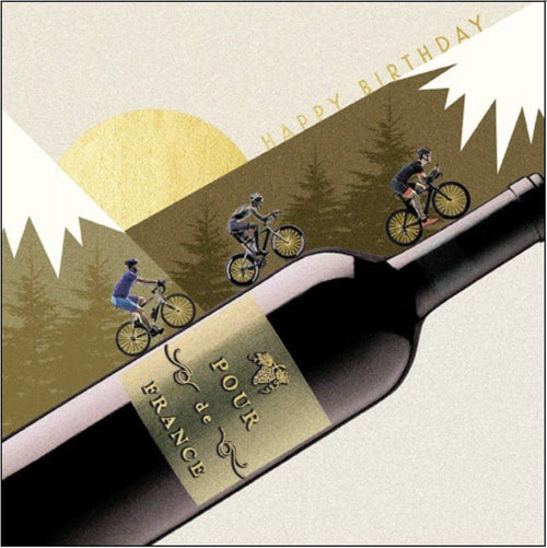 Pour de France Birthday Card