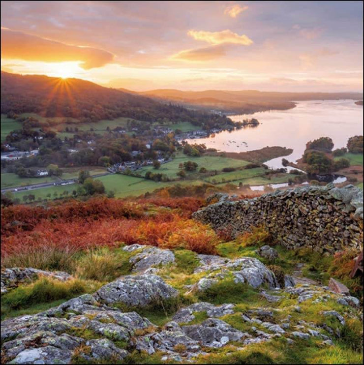 Ambleside Greeting Card - House of Cards