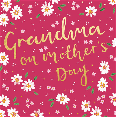 Daisies Grandma on Mothers Day Card