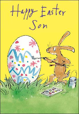 Quentin Blake Son Easter Card - House of Cards
