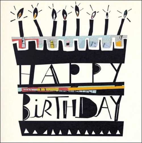 Candles Happy Birthday Card