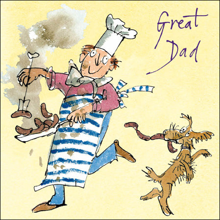 Quentin Blake Great Dad Fathers Day Card