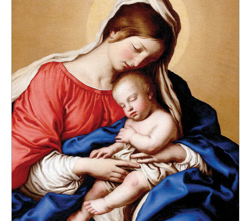 5 Peaceful Madonna & Child Charity Christmas Cards - House of Cards