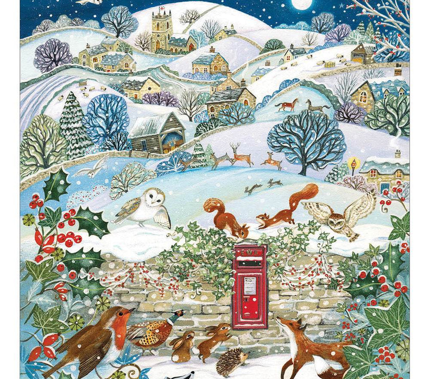 5 Winter Night Charity Christmas Cards - House of Cards