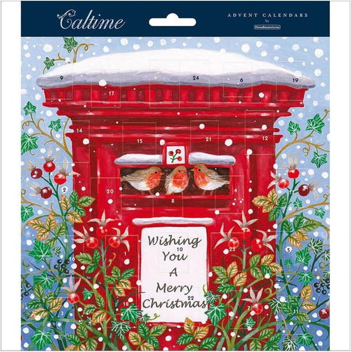 Post Box Robins Advent Calendar