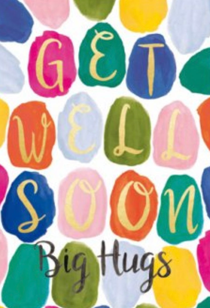 Candy Floss Get Well Soon Greeting Card