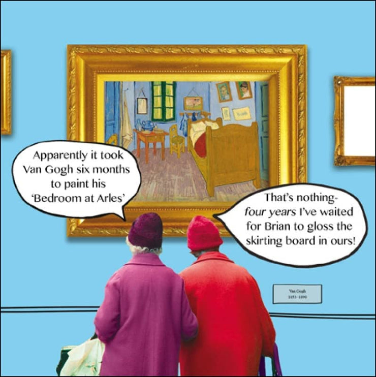 Irene and Gladys - Bedroom at Arles Greeting Card