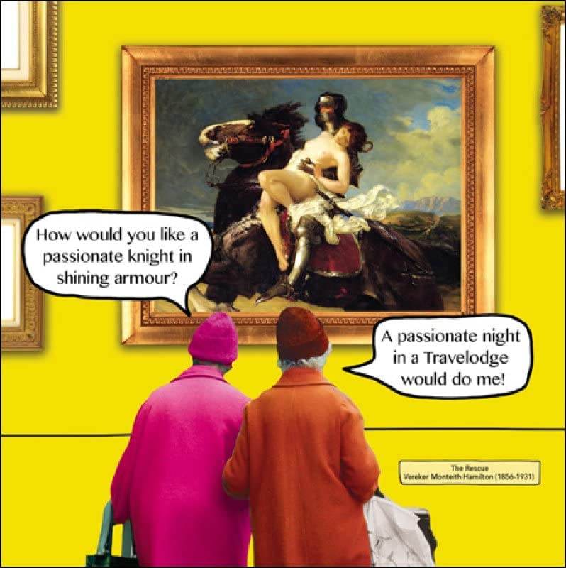 Irene and Gladys - Passionate Knight Greeting Card - House of Cards