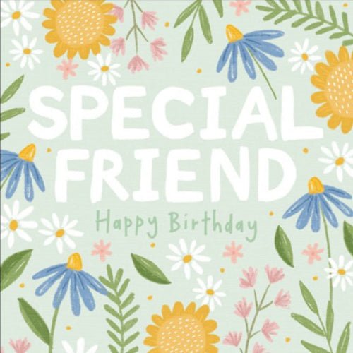 Honey Blossom Special Friend Birthday Card