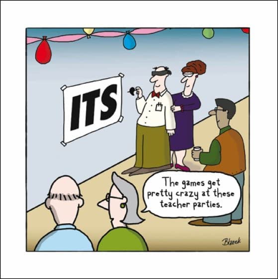 Teachers Party Games Greeting Card
