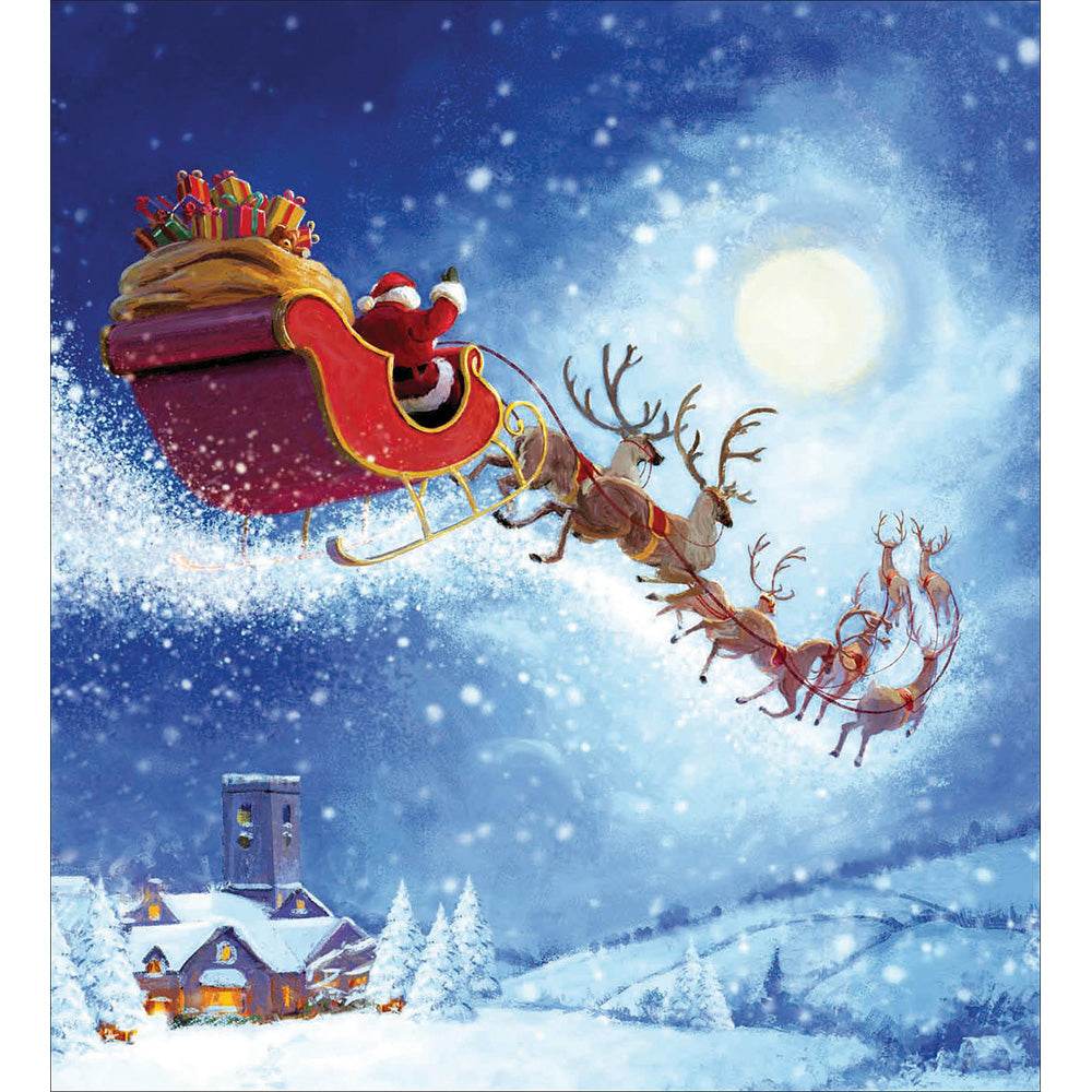 5 Watching Santa Charity Christmas Cards - House of Cards