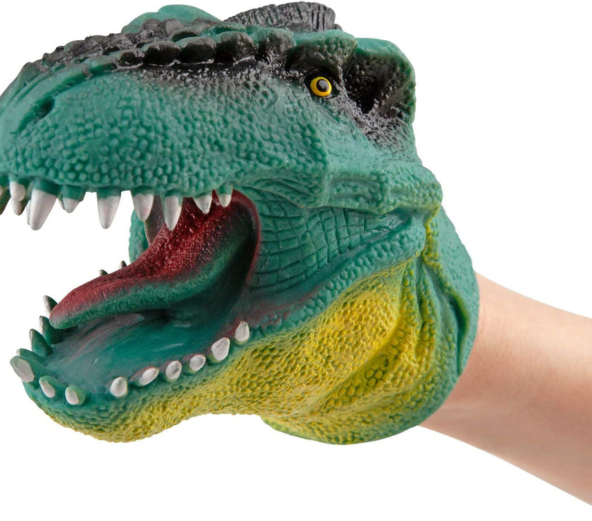 Dino World Green Hand Puppet