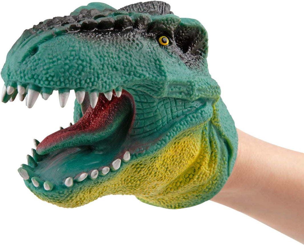 Dino World Green Hand Puppet