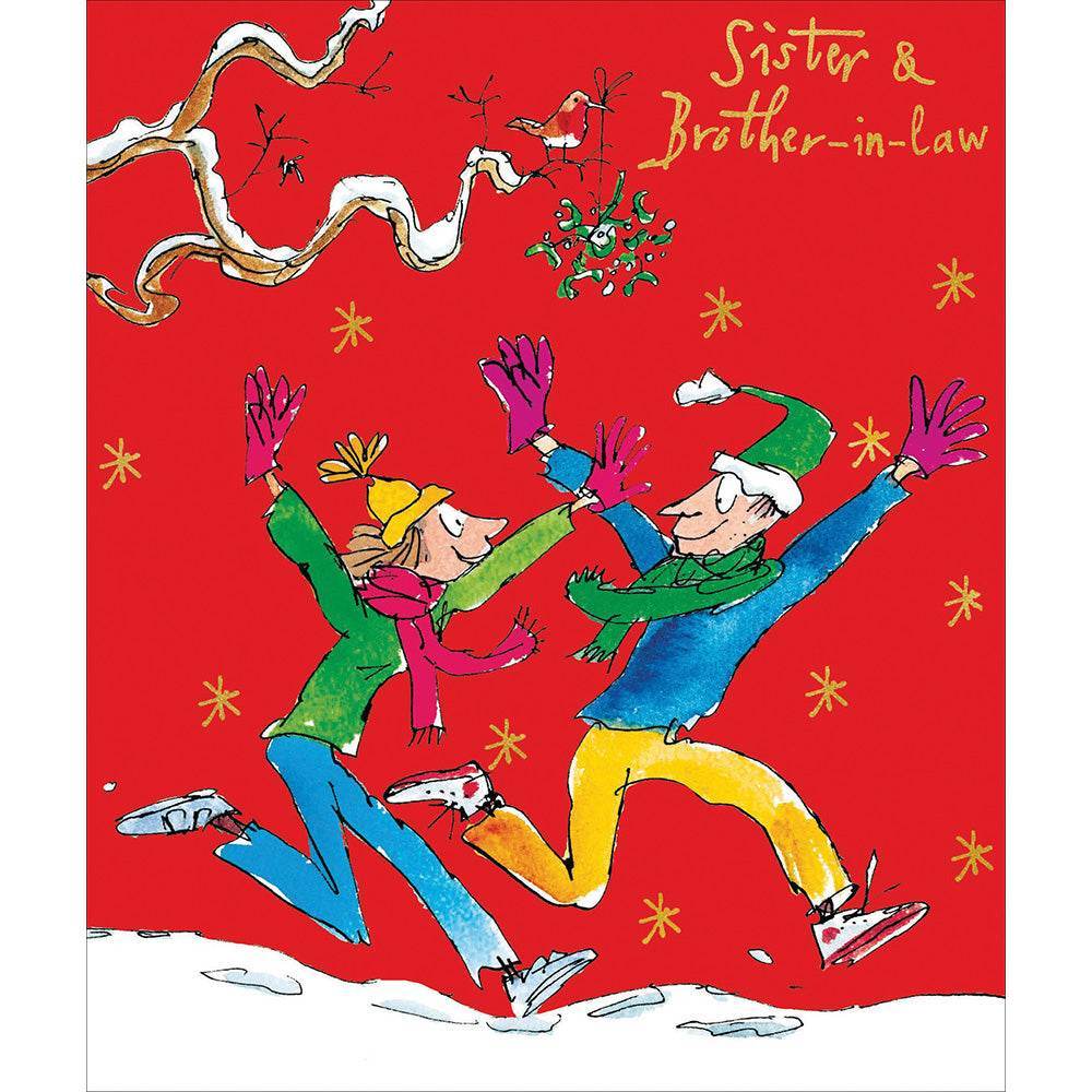 Sister and Brother-in-law Christmas Card - House of Cards