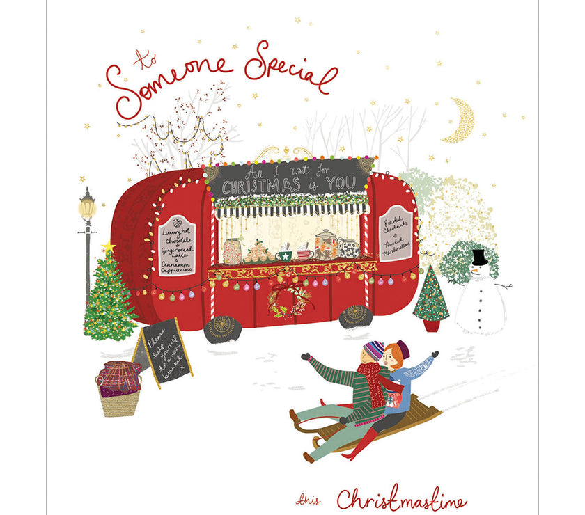 Someone Special Food Van Christmas Card