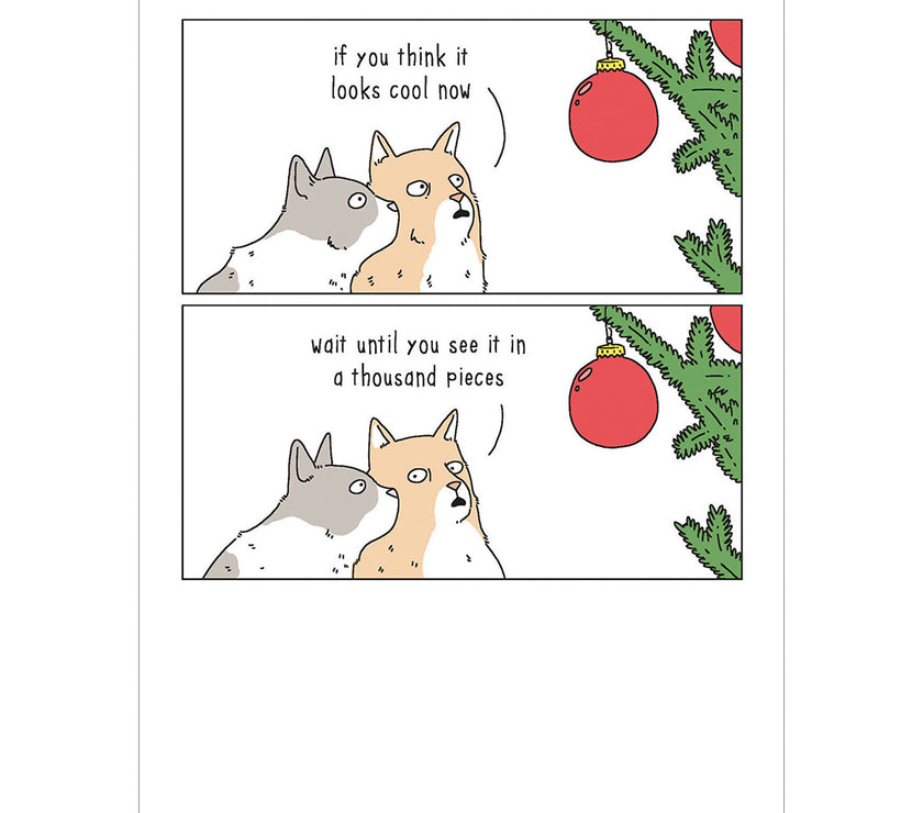 Cats Looks Cool Christmas Card