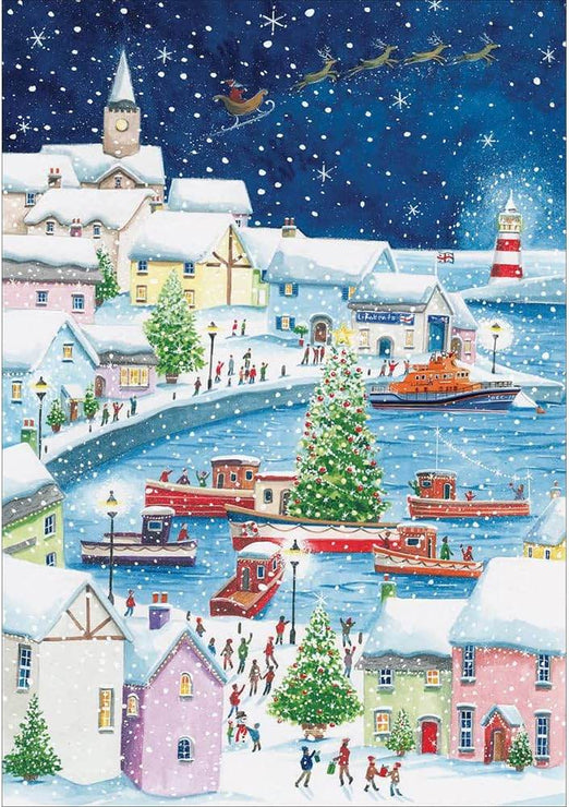 20 Assorted Lifeboats Charity Boxed Christmas Cards - House of Cards