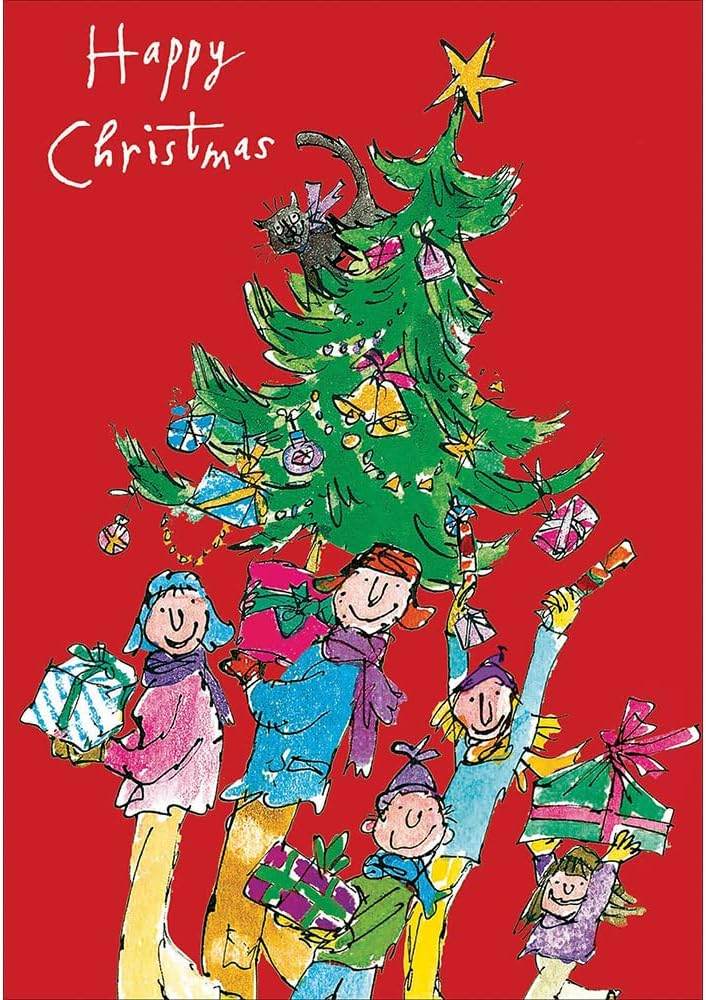 20 Quentin Blake Assorted Charity Boxed Christmas Cards - House of Cards