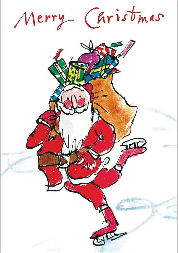 20 Quentin Blake Assorted Charity Boxed Christmas Cards - House of Cards