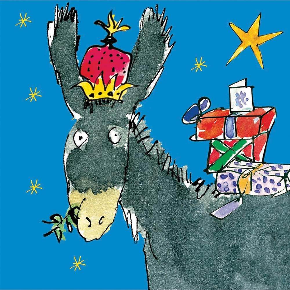 20 Quentin Blake Assorted Charity Boxed Christmas Cards - House of Cards