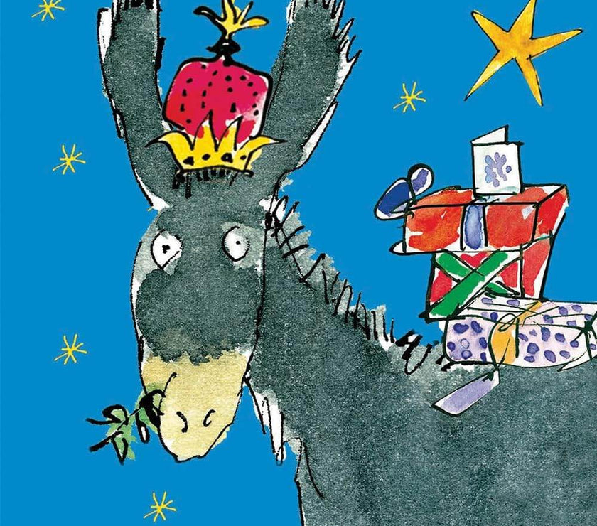 20 Quentin Blake Assorted Charity Boxed Christmas Cards - House of Cards