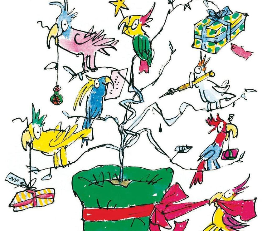 20 Quentin Blake Assorted Charity Boxed Christmas Cards - House of Cards