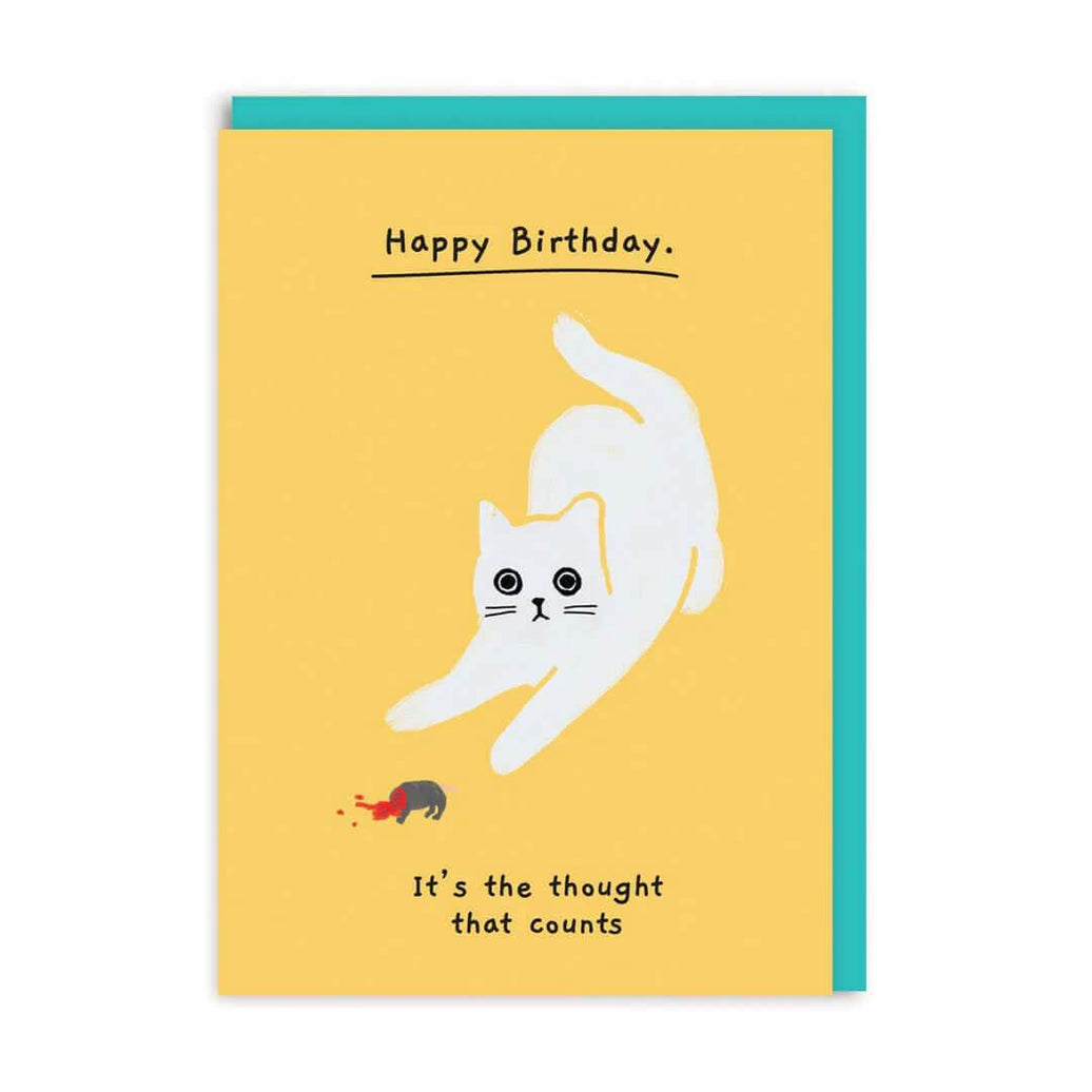 Thought That Counts Greeting Card - House of Cards