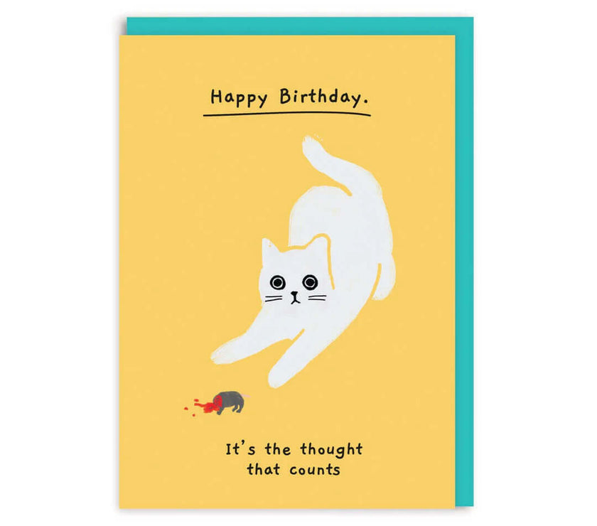 Thought That Counts Greeting Card