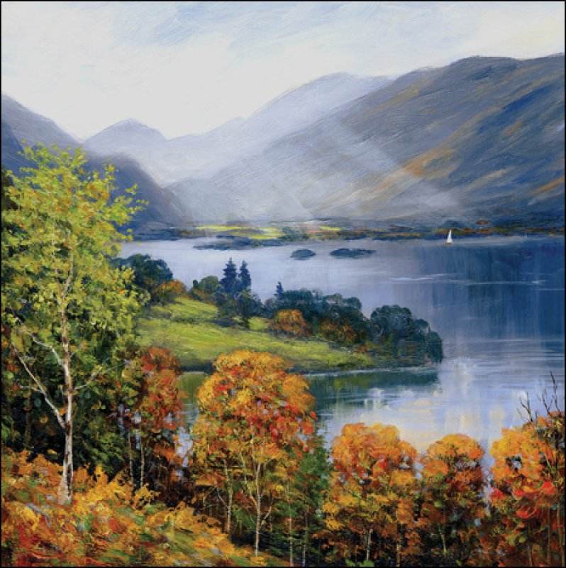 The Lakes Greeting Card - House of Cards