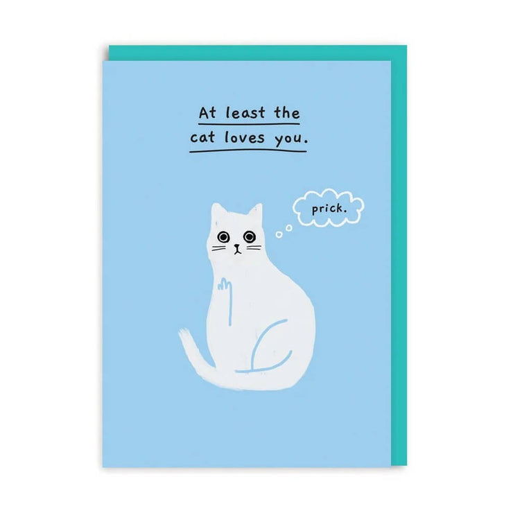 Ken Cat Loves You Birthday Card
