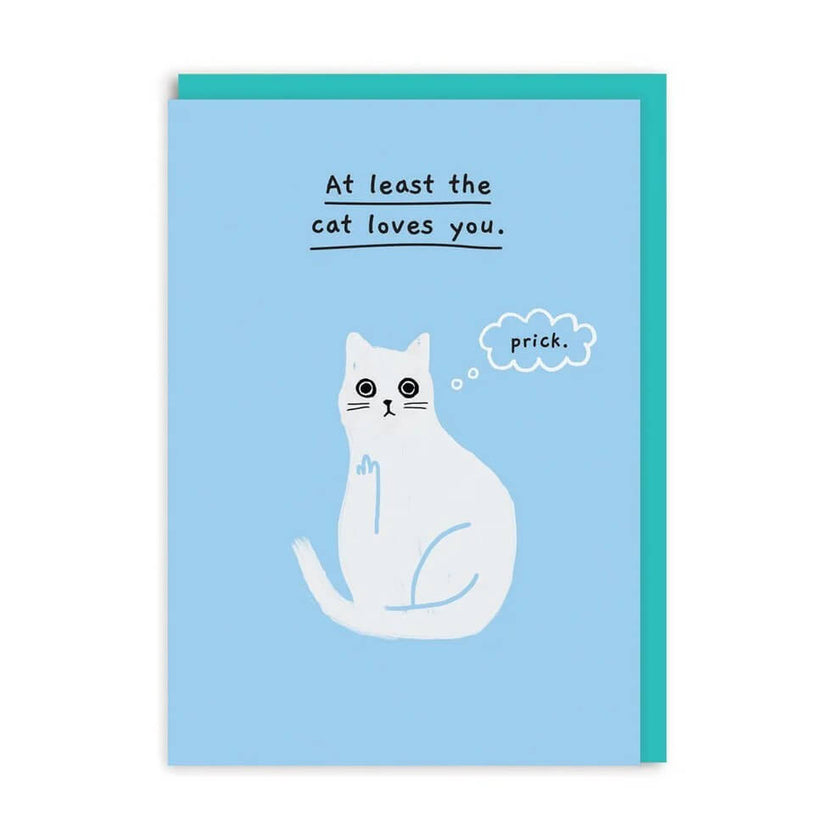 Ken Cat Loves You Birthday Card