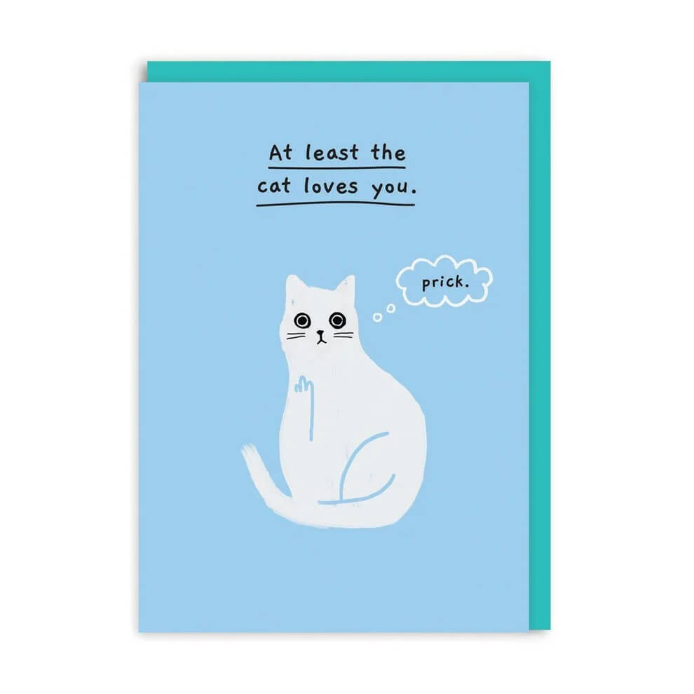 Ken Cat Loves You Birthday Card