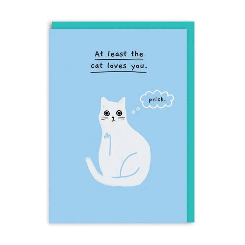 Ken Cat Loves You Birthday Card
