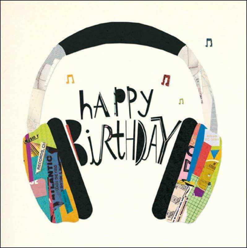 Headphones Birthday Card - House of Cards