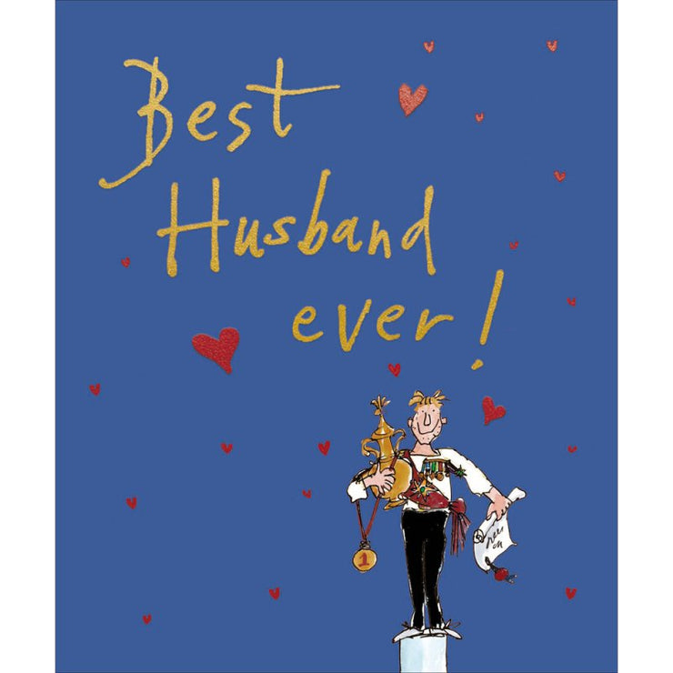 Quentin Best Husband Valentines Card