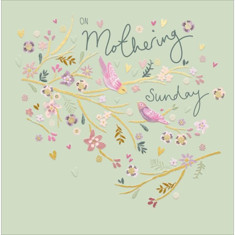 Peach & Prosecco Mothering Sunday Card - House of Cards