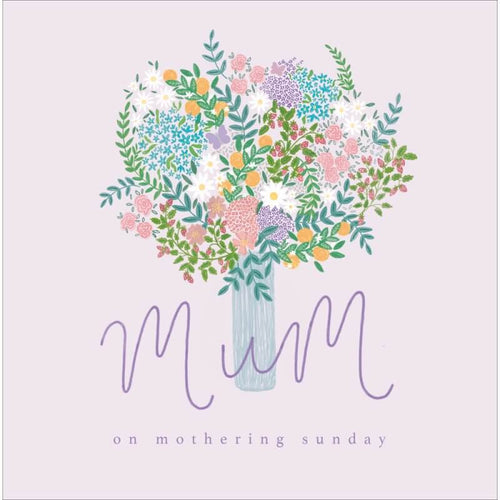 Mum on Mothering Sunday Card