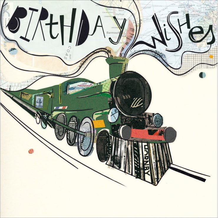 Train Happy Birthday Card